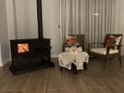 Picture of Hearth with,  Fireplace Large Cooking Stove,  Wood Burning Stove, Survival Stove, Wood Stove, Coal Stove, Cooker Stove, Handmade