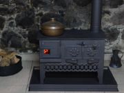 Picture of Stove with oven, Kitchen Cooking Stove for tight spaces, Wood burning Stove, Handmade Cooker