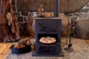 Picture of Coal Stove, Wood Burning Stove, Warming Stove, Cooking Oven, Handmade Sheet Metal Stove