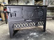 Picture of Stove with oven, Kitchen Cooking Stove for tight spaces, Wood burning Stove, Handmade Cooker