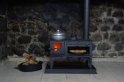 Picture of Cooking Stove With Fireplace, Wood Burning Stove, Coal Stove, Cooker, Handmade Range, Cast Iron Grill