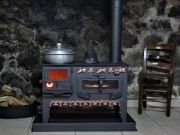 Picture of Cooking Stove With Fireplace, Wood Burning Stove, Coal Stove, Cooker, Handmade Range, Cast Iron Grill