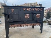 Picture of Cooking Stove, Wood Burning Stove, Coal Stove, Cooker, Handmade Range, Cast Iron Grill, Firepit