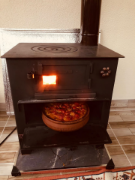 Picture of Wood Stove, Heating Stove, Baking Oven,Cooker Stove, Handmade Sheet Metal Stove